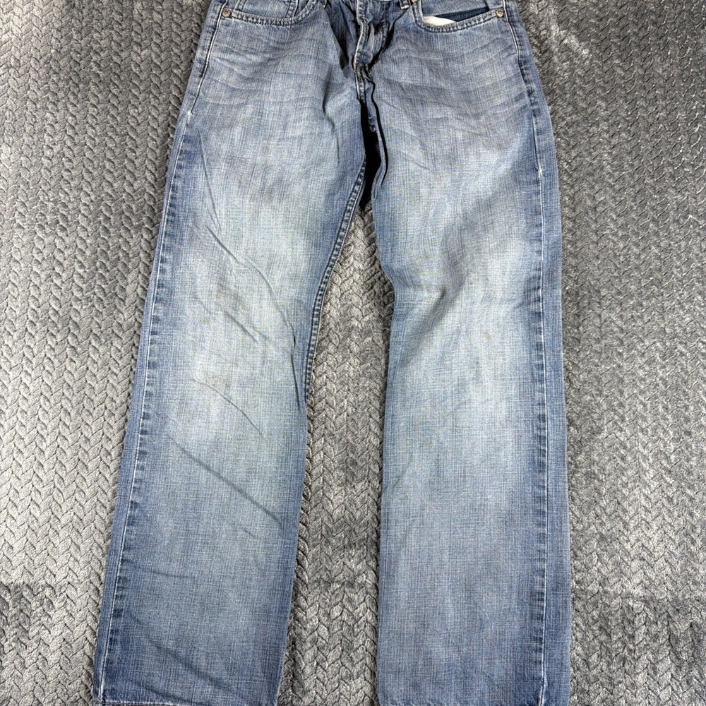 Levis Jeans Boys 14 Reg Blue 514 Slim Straight‎ Medium Wash Denim Pocket 27x27